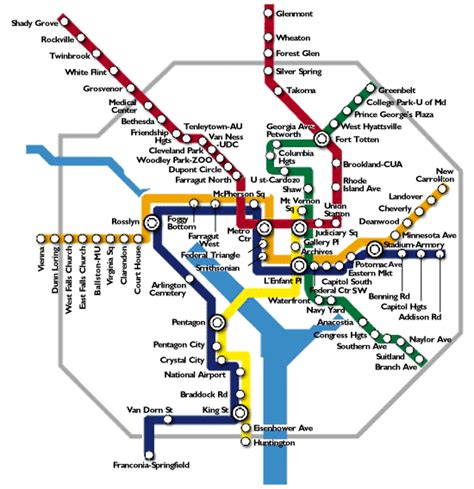 Printable Dc Metro Map - Amanda Marigold