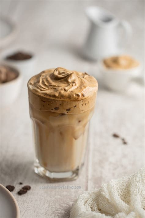 Low Calorie Vanilla Coffee Protein Smoothie - Lose Weight By Eating