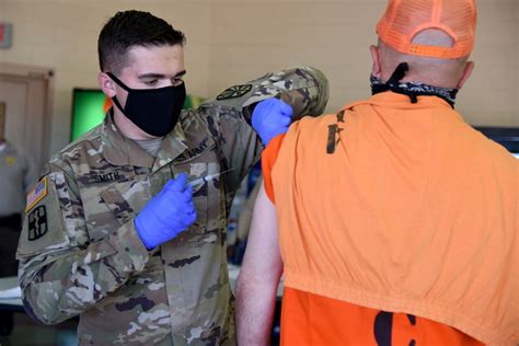 Arizona Guard vaccinates state inmates - The Thunderbolt - Luke AFB