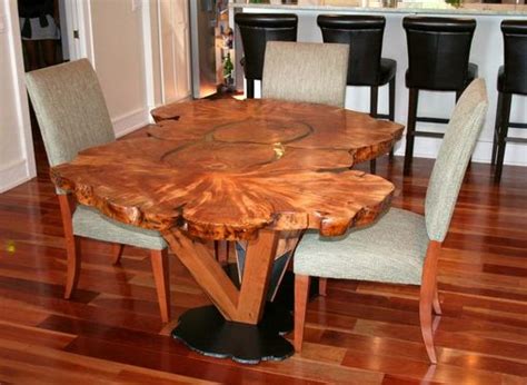 Handmade Burl Dining Table by Symmetree Design | CustomMade.com