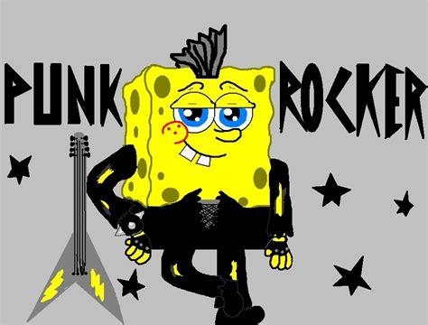 Punk Rock Spongebob Wallpapers | Cute Spongebob Wallpapers