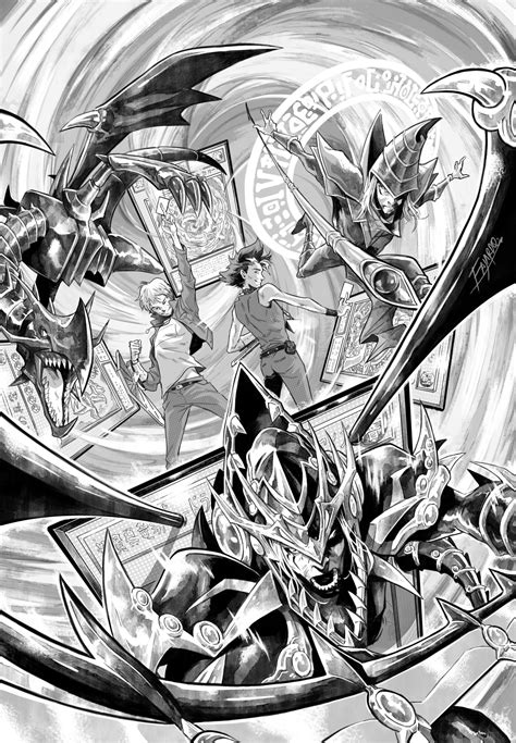 ArtStation - Yu - Gi - Oh! (Red Eyes Dragoon)