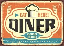 Vintage Lunch Poster Free Stock Photo - Public Domain Pictures