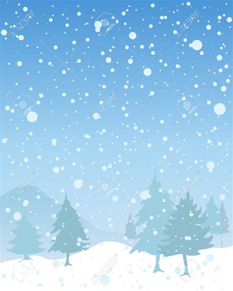 Snowy landscape clipart - Clipground