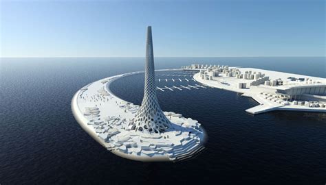 Daniel Tobin, 'KAUST Beacon' (Al-Fanar), Concept Render. Image by UAP | In the Kingdom of Men ...