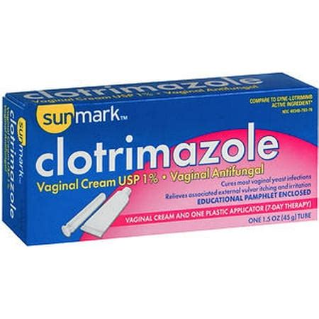 Sunmark Clotrimazole Vaginal Antifungal Cream - 1.5 oz - Walmart.com