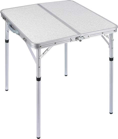 White 24″ (Adjustable Height) 24″ Square Folding Card Table – Outsco