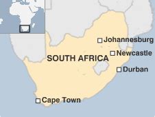 Newcastle South Africa Map - South Africa