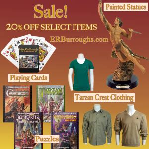 ERB Merchandise Sale! > Edgar Rice Burroughs