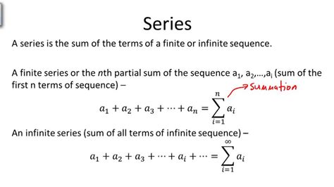 Series - Overview ( Video ) | Calculus | CK-12 Foundation