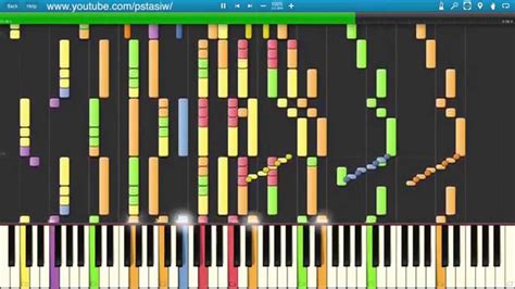 Doctor Who Main Theme (Synthesia) [Piano Tutorial] [HD] - YouTube