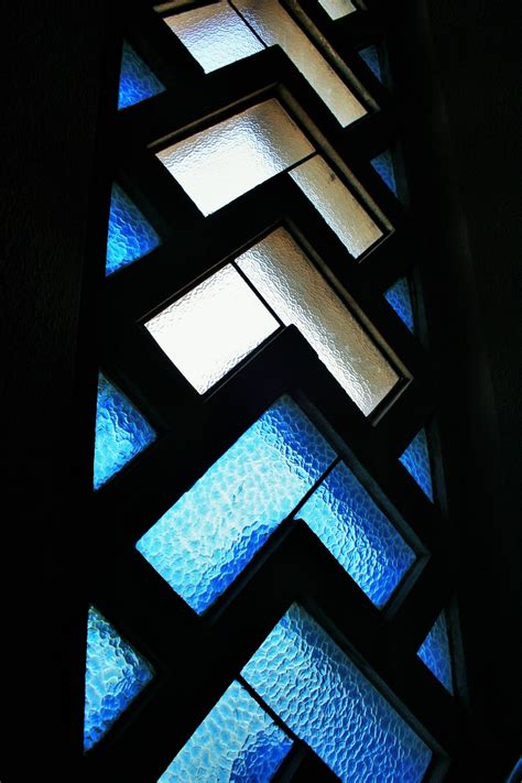 Blue Stained Glass Window Free Stock Photo - Public Domain Pictures