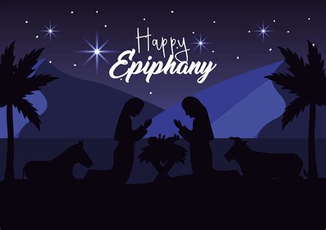 The nativity of Jesus greeting card 1312264 Vector Art at Vecteezy