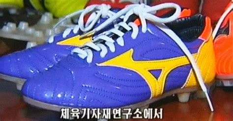 N. Korean Sports Institute showcases 'Mizuno' soccer cleats | NK News