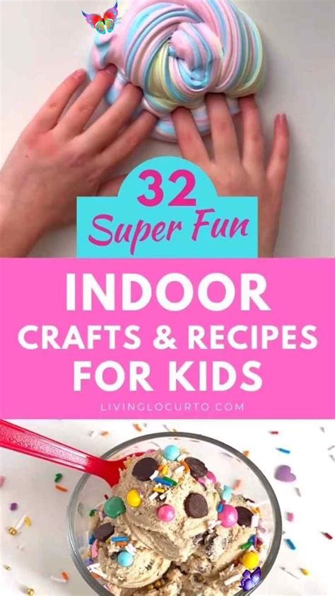 Indoor Crafts For Kids Fun things to do when bored. Over 30 DIY indoor craft ideas for kids ...