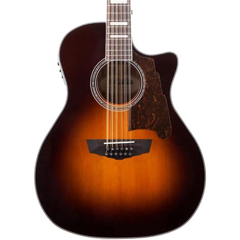 D'Angelico Premier Fulton 12-String Acoustic-Electric Guitar Sunburst ...