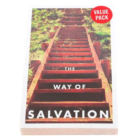 Salt & Light, The Way of Salvation Gospel Tracts, 5 1/4 x 3 1/2 inches, Set of 50 Tracts | Mardel