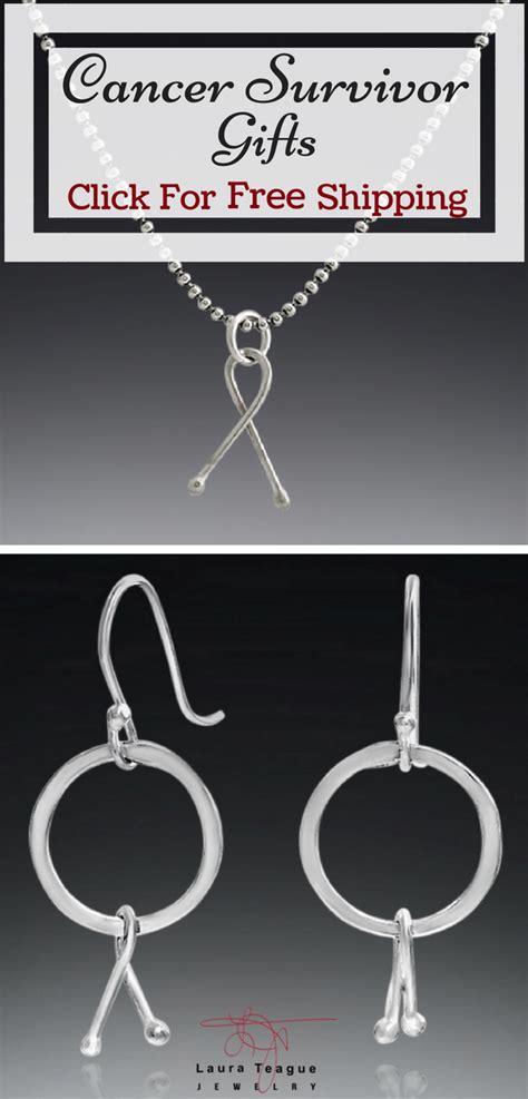 Cancer survivor gifts sterling silver - LAURA TEAGUE JEWELRY