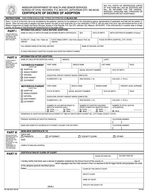 Printable Step Parent Adoption Forms - Printable Form 2024