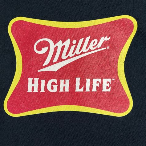 Vintage 2004 ? Miller High Life Beer Logo Men's Large… - Gem