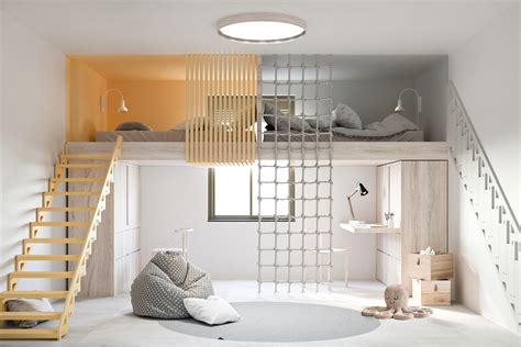 kids bedroom mezzanine | Interior Design Ideas