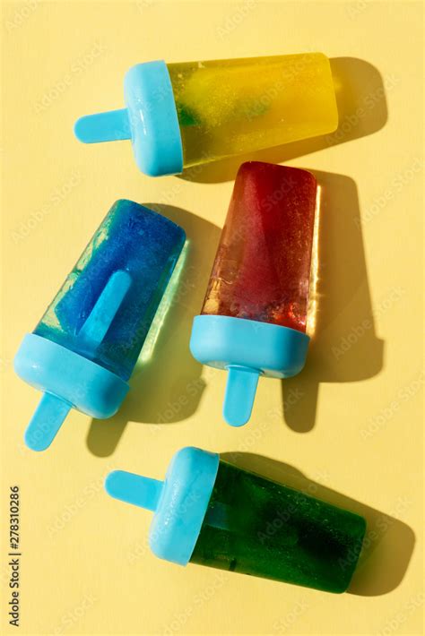 ice pops of different flavors Stock Photo | Adobe Stock