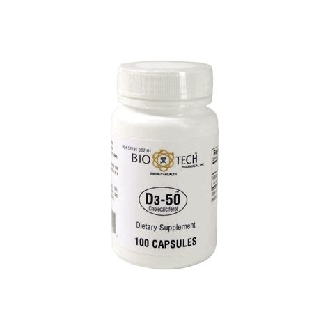 Vitamin D3 50,000 IU 100 capsules | Wellness Store | Center For Occupational & Environmental ...