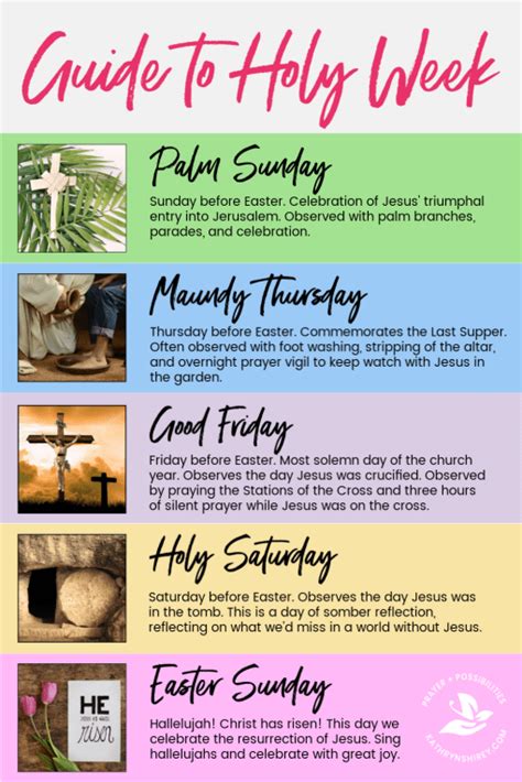 10 Holy Week Activities To Make Easter More Joyful | Prayer & Possibilities