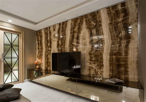 How to Design The Marble TV Wall, Marble Granite or Onyx - Fulei Stone