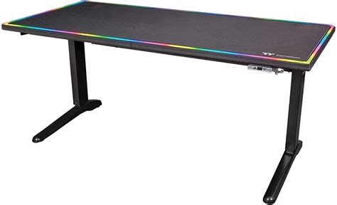 Thermaltake Level 20 Battlestation gaming Computer Desk Home Office Height Adjustable Electric ...