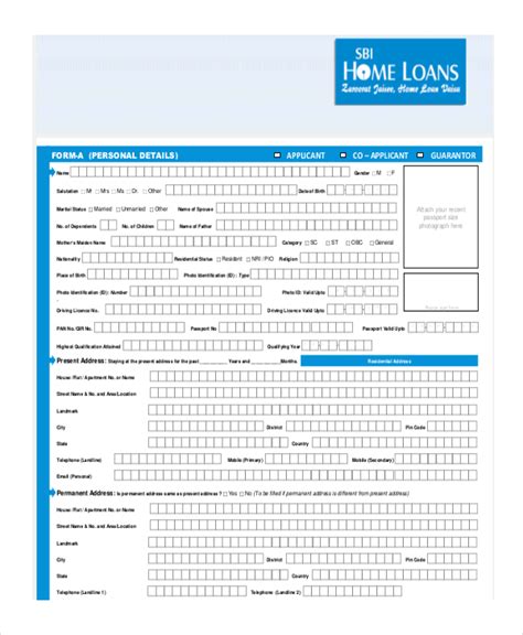 FREE 12+ Loan Application Form Samples, PDF, MS Word, Google Docs, Excel