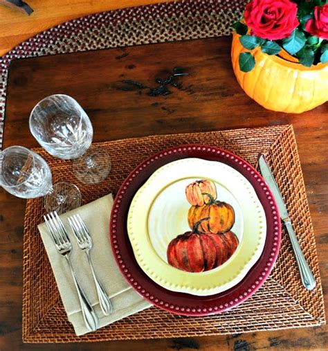 pottery-barn-pumpkin-plates-fall-tablescape - Celebrate & Decorate