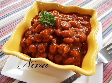 NINA'S RECIPES.....: CHILI CON CARNE WITH BEANS