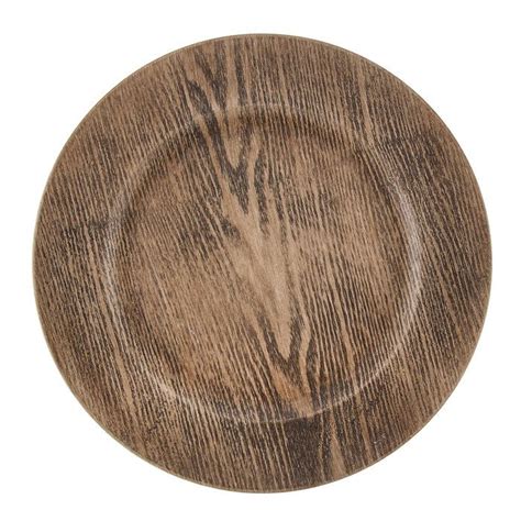 Wood Grain Plate Charger | Hobby Lobby | 1543933 in 2020 | Charger plates decor, Rustic charger ...