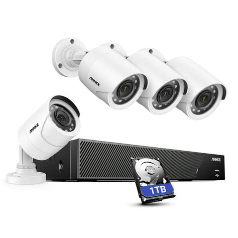 ANNKE Home Security Camera System 8ch CCTV Camera Security System IP66 ...