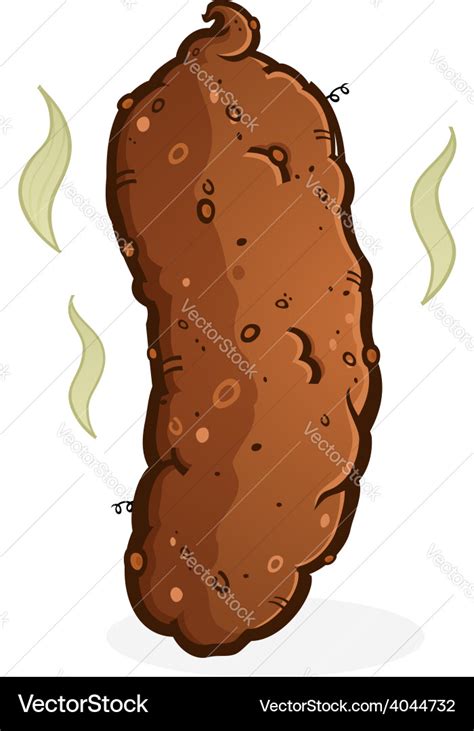 Turd poop cartoon Royalty Free Vector Image - VectorStock