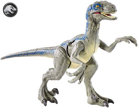 Buy Jurassic World Battle Damage Velociraptor "Blue" Figure Online at ...