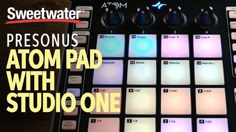 Using PreSonus ATOM Pad with Studio One DAW Software - YouTube