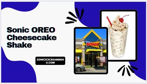 Sonic OREO Cheesecake Shake