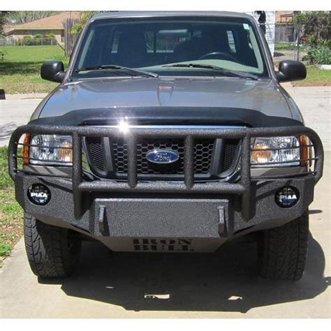 Iron Bull Bumpers® - Ford Ranger 2007 Full Width Black Front Winch HD ...