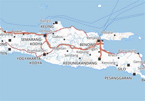 MICHELIN Kota Madiun map - ViaMichelin