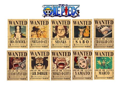 One Piece Bounty Poster Luffy Wanted Bounty Poster Shanks Sabo - Etsy Ireland