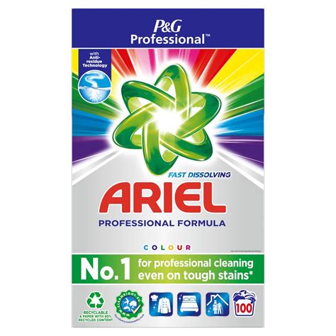 Ariel Professional Powder Detergent Color 100 Washes | Bestway Wholesale