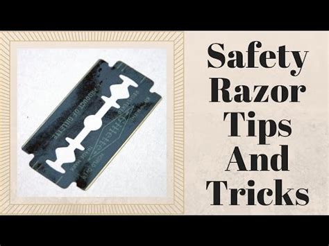 Single-Blade Safety Razor Shaving Tips & Tricks - YouTube