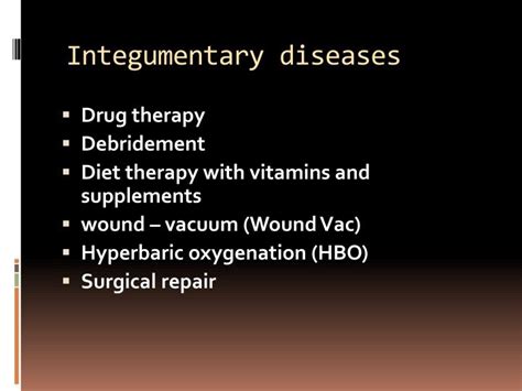 PPT - Selected Integumentary System Diseases & Conditions PowerPoint ...