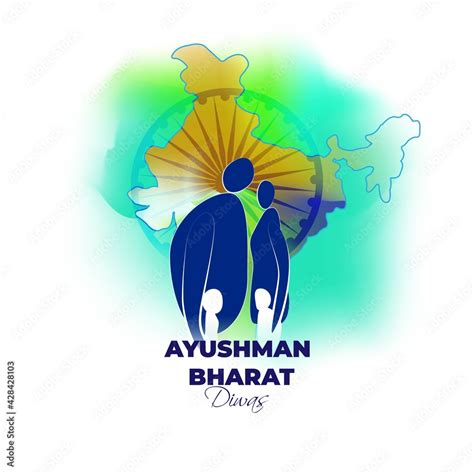 vector illustration for Indian day ' ayushman bharat diwas' means ...