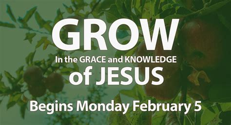 Grow in the Grace and Knowledge of Jesus – Truth Seekers Fellowship