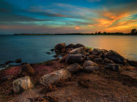 Roskilde fjord in sunset | Roskilde Fjord, Sælsoe moellekrog… | Flickr