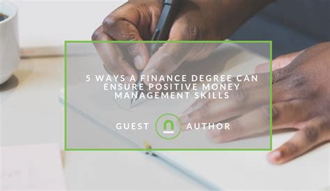 5 Ways a Finance Degree Can Ensure Money Management Skills in You - nichemarket