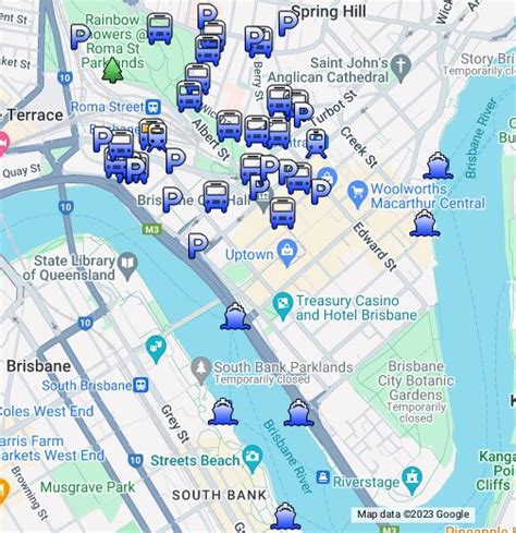 Roma Street Parklands Map